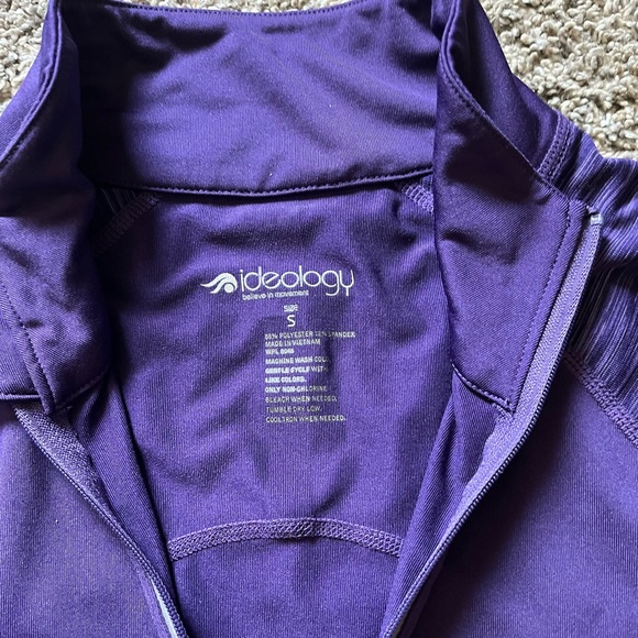 Ideology Activewear Purple/Grey Long Sleeve Size S - Picture 2 of 3